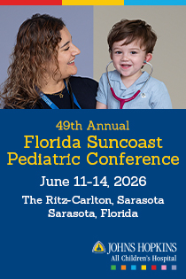 JHACH 49th Annual Florida Suncoast Pediatric Conference Banner
